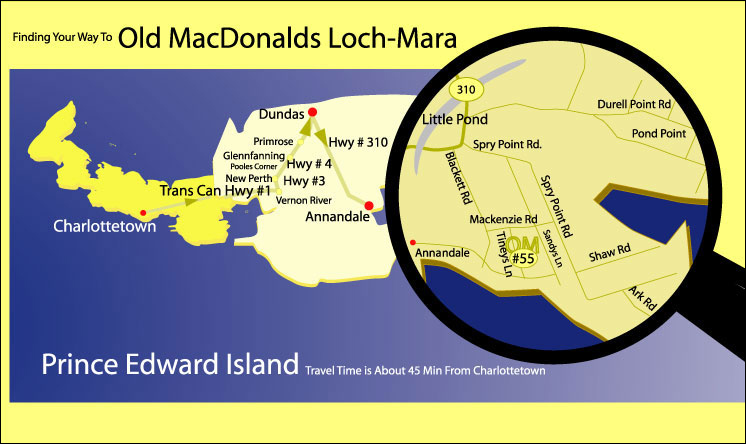 Map to Loch Mara